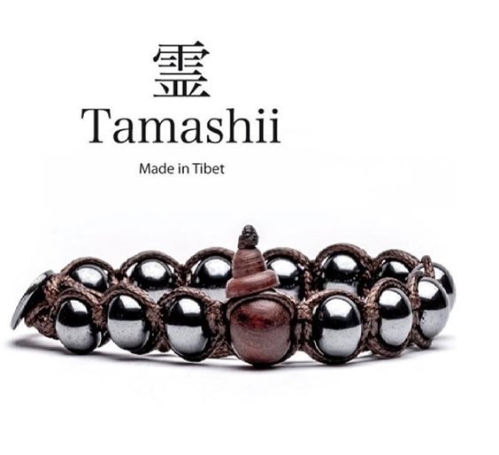 Bracciale Tamashii Classic in Pietre dure Ematite BHS900-22 - BHS900-22